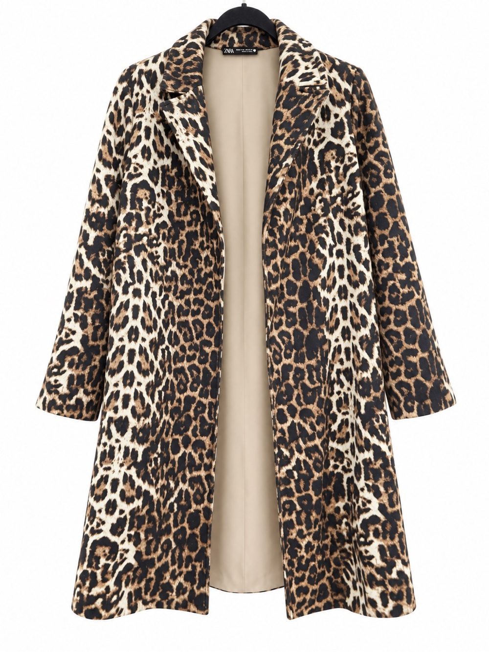 Gorgeous animal print ZARA long sleeve jacket.